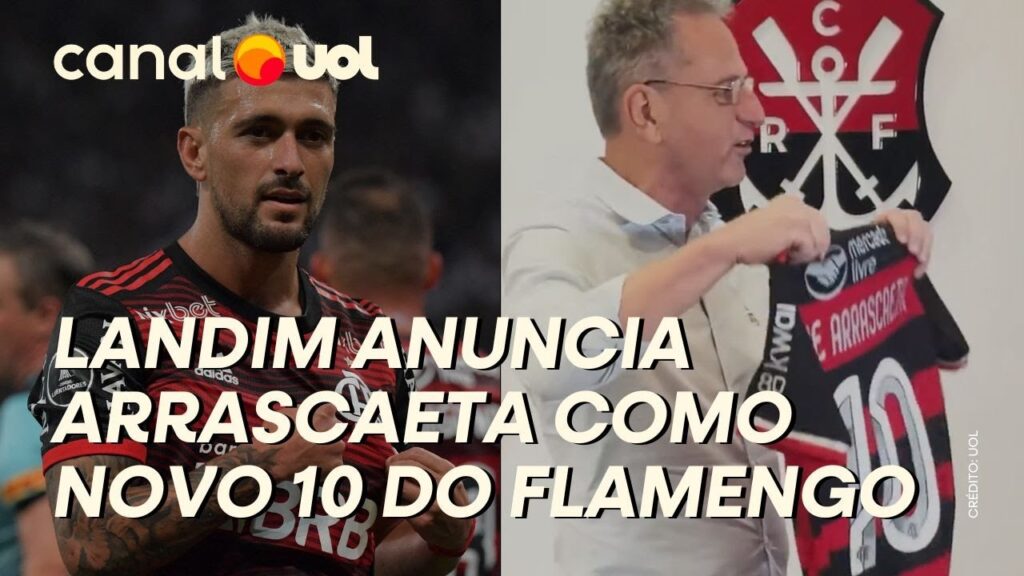 FLAMENGO ANUNCIA QUE ARRASCAETA É O NOVO CAMISA 10 DO CLUBE; VEJA