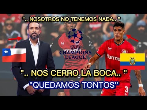 !! CHILENOS ASOMBRADOS CON EL NIVEL DE PIERO HINCAPIE EN LA CHAMPIONS LEAGUE "Y NOSOTROS NADA"