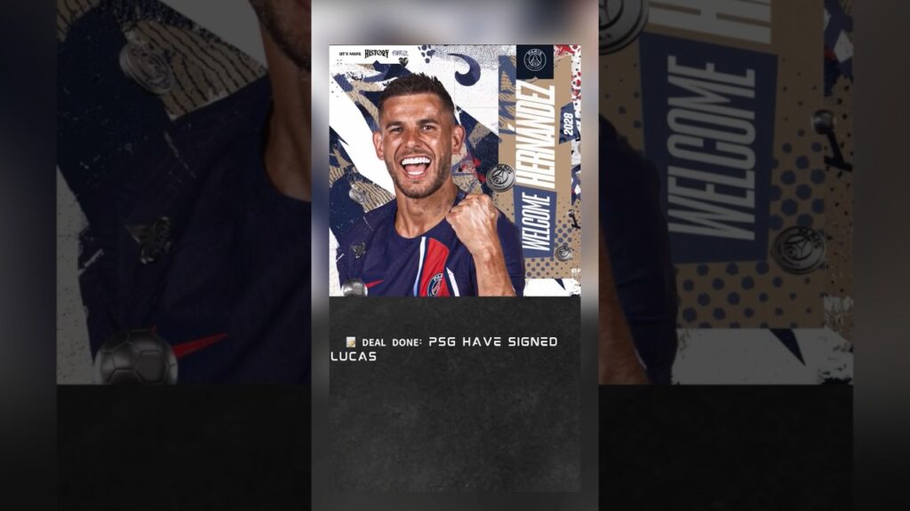 OFFICIAL: LUCAS HERNANDEZ JOINS PSG !!! #psg #hernández #fifa #france