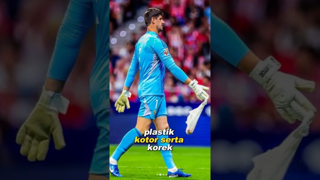 Courtois Dilempari oleh Pendukung Atletico Madrid