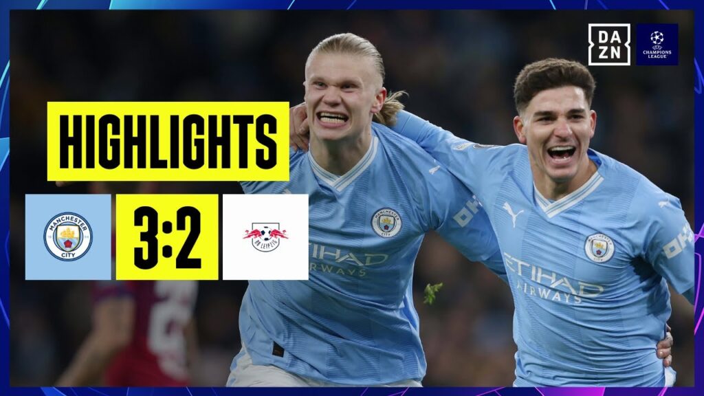Manchester City - RB Leipzig | UEFA Champions League | DAZN Highlights