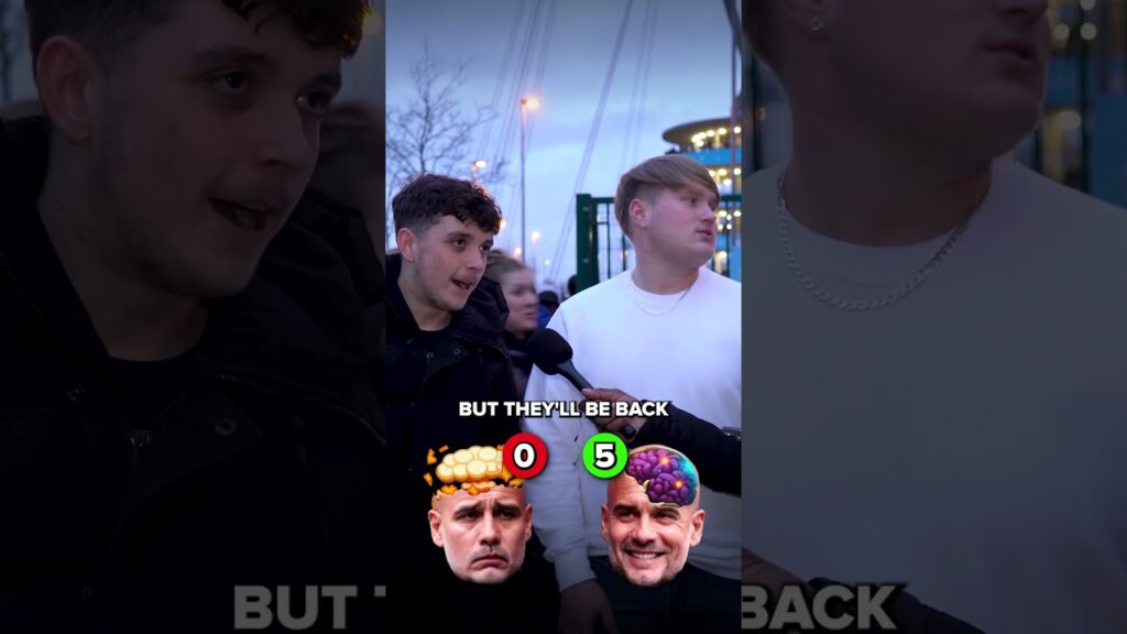 Man City fans still have faith in Pep 🤞