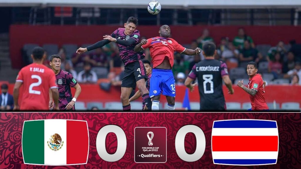 México [0] vs Costa Rica [0] - Octagonal de Concacaf Qatar 2022 | Narración Tica 🇨🇷