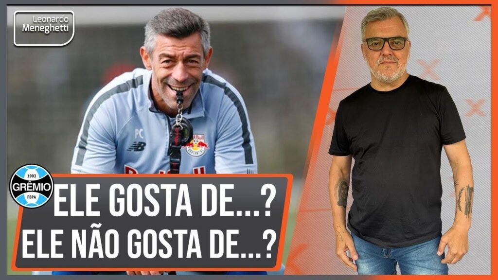 Duas informações importantes sobre o estilo de trabalho de Pedro Caixinha: e uma delas é ótima!