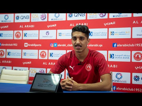 مؤتمر اللاعب جاسم جابر لمباراة الوكرة  في الجولة الخامسة لموسم 2021/2020