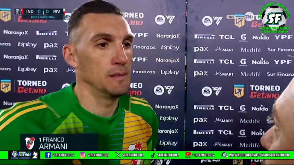 Franco Armani: "Tenemos que encontrar la mejor versión nuestra"