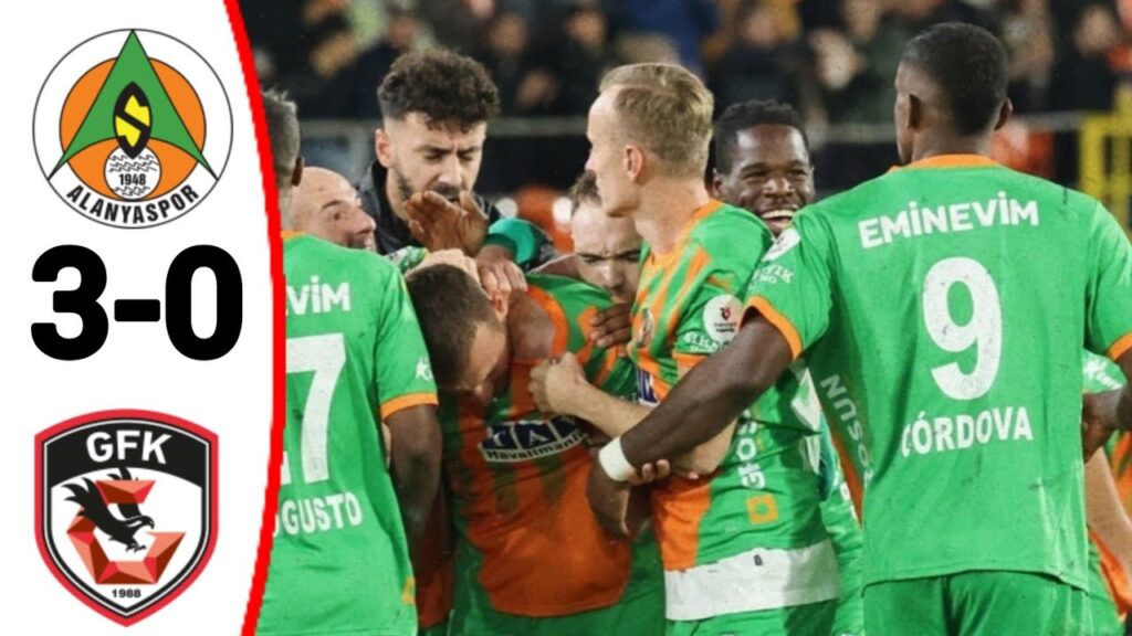 Alanyaspor vs Gaziantep (3-0) Hwang Ui-jo Goal, All Goals and Extended Highlights