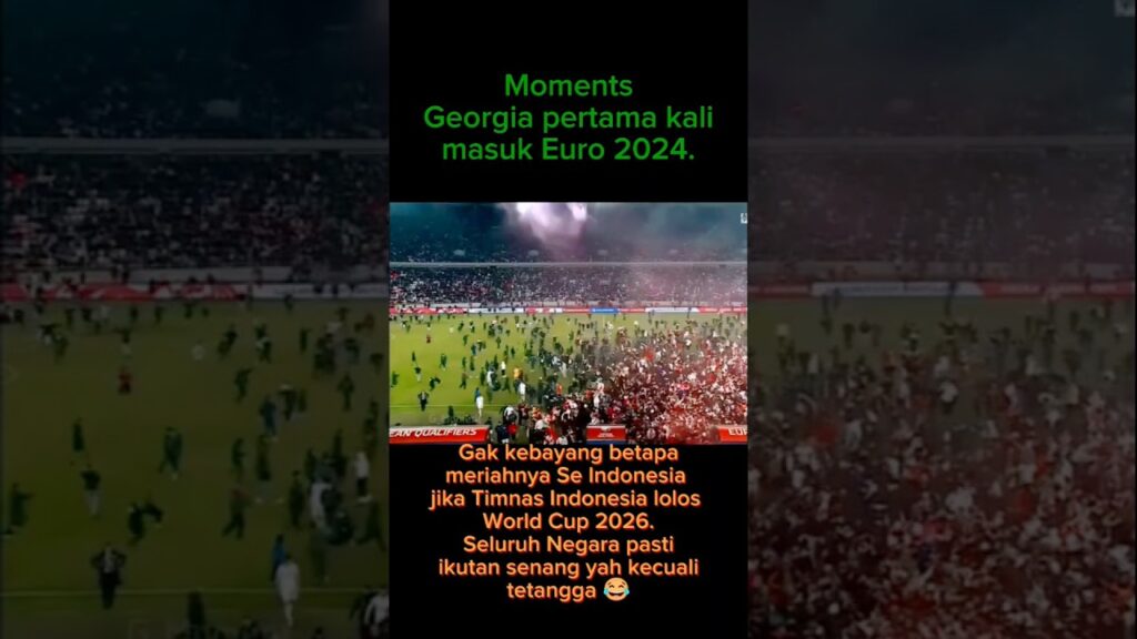 Moments! Timnas Georgia lolos Euro 2024