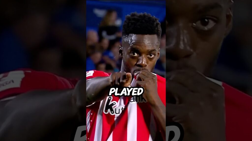 Iñaki Williams played 2 years with glass in his foot #ronaldo #shorts #youtube #ytshorts #cr7