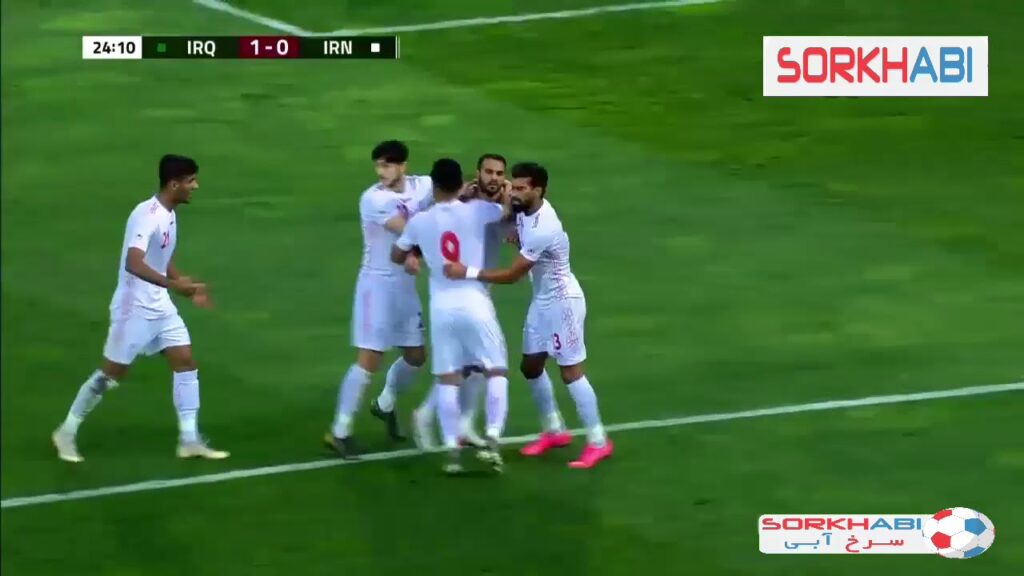 گل اول ایران به عراق - احمد نورالهی