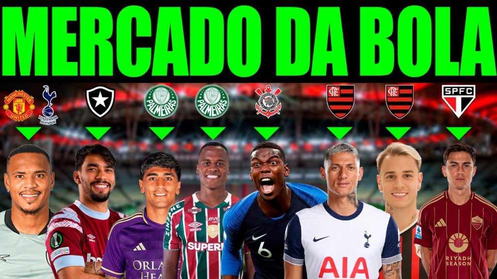 RICHARLISON E ROGER GUEDES NA MIRA DO FLA; FACUNDO TORRES NO PALMEIRAS; CORINTHIANS QUER POGBA E+