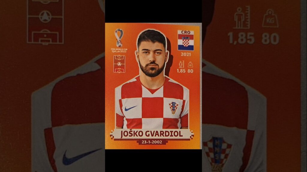 Josko Gvardiol Panini Sticker @Fußball_Sticker