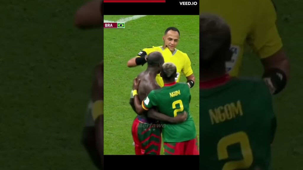 Vincent Aboubakar's Qatar World Cup red card moment |Touchline Live #shortsFIFAWorldCup
