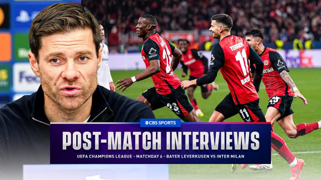 Xabi Alonso and Jeremie Frimpong react to Leverkusen's late win vs Inter | UCL Today | CBS Sports