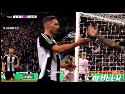 Fabian Schär Goal, Newcastle vs Brentford (3-1) All Goals and Extended Highlights
