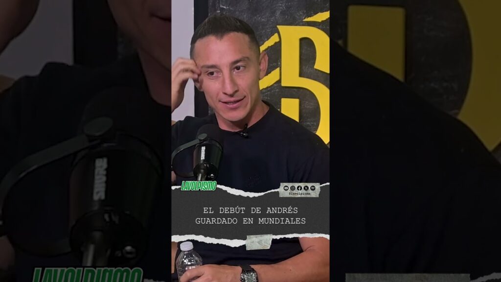 El debút de Andrés Guardado en mundiales