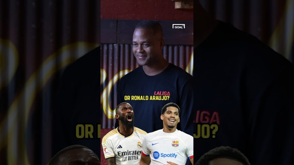 Antonio Rudiger or Ronald Araujo? 👀 - Barcelona legend Patrick Kluivert picks #football #barcelona