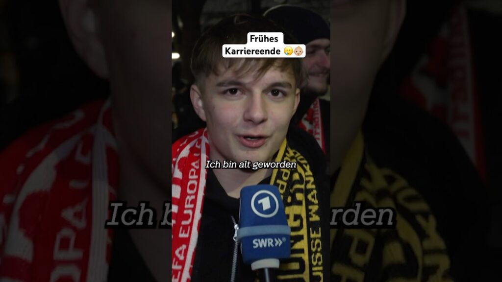 Der VfB Stuttgart gewinnt 5:1, gleichzeitig zieht sich dieser Fan aber zurück 🥲 #vfbstuttgart #cl