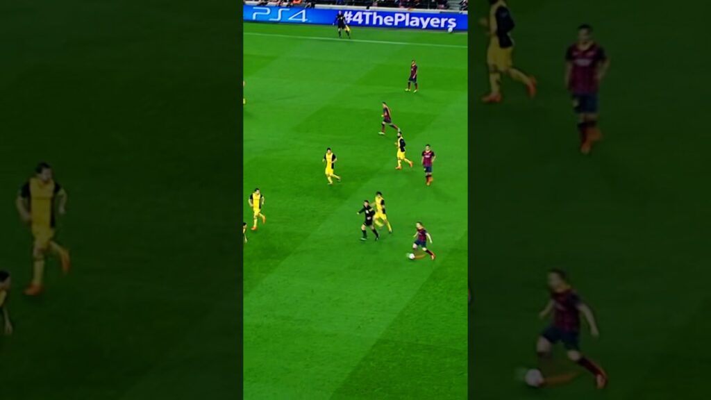 The pass from Iniesta 🤤