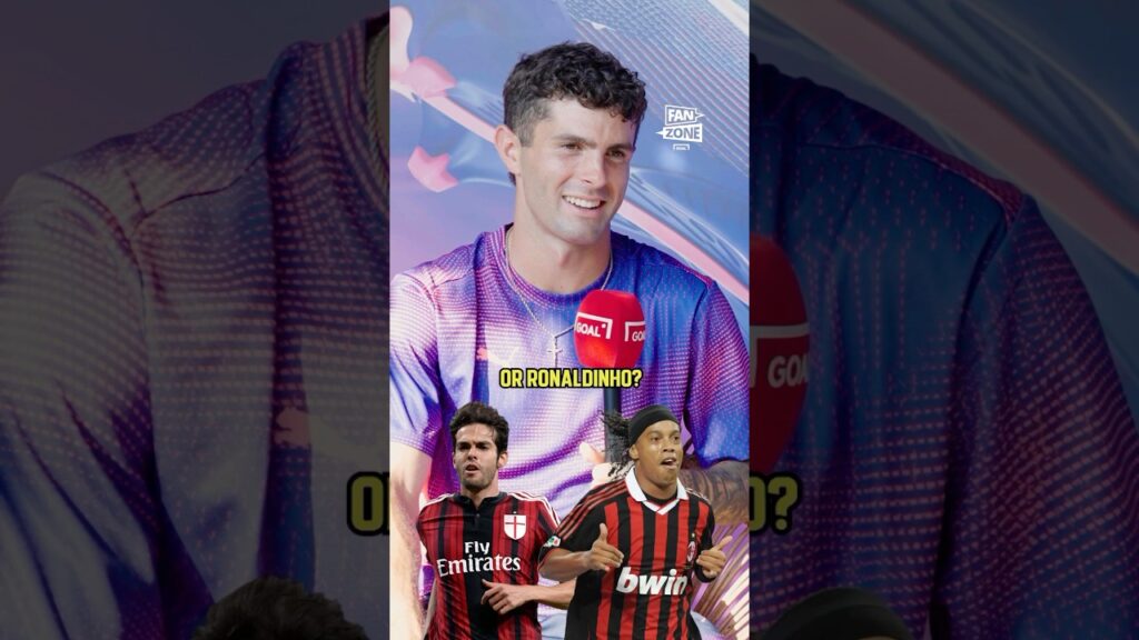 Christian Pulisic Picks Between AC Milan LEGENDS 👀🇺🇸 #football #soccer #acmilan #usmnt