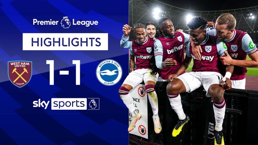 Kudus grabs Hammers hard-fought point! | West Ham 1-1 Brighton | Premier League Highlights