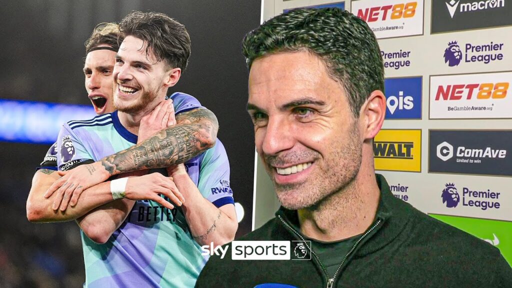 "For us, it's on" 🏆👀 | Arteta reacts to Arsenal's Premier League title race chances