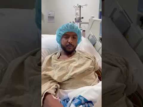 رسالة ياسر الشهراني يطمئن الجماهير علي حالته الصحية بعد التدخل القوي من مركز حمد الطبي💚🤍
