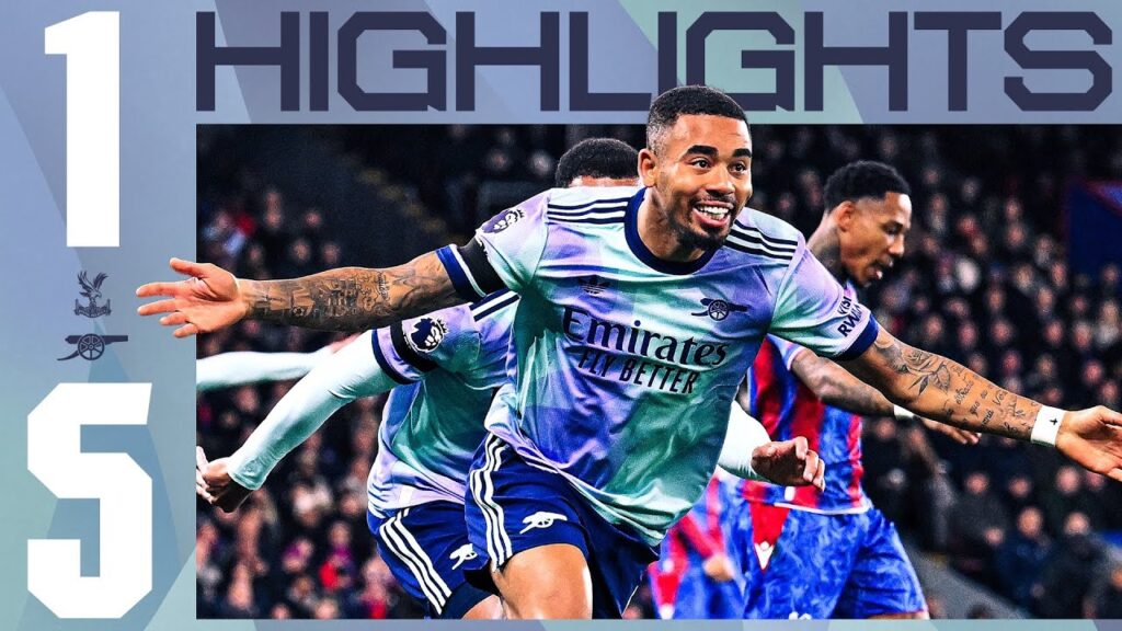BIG WIN! | HIGHLIGHTS | Crystal Palace vs Arsenal (1-5) | Jesus x2, Havertz, Martinelli, Rice | PL