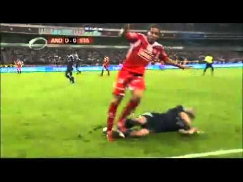 Axel Witzel's infamous tackle on Marcin Wasilewski - Anderlecht vs Standard Liège