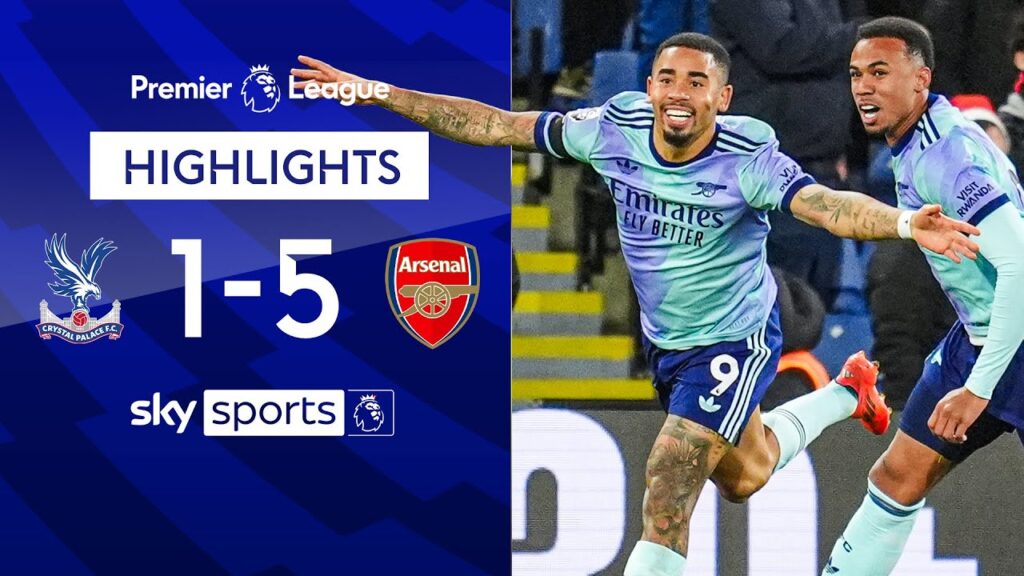 Jesus bags brace as Gunners beat Palace AGAIN! | Crystal Palace 1-5 Arsenal | EPL Highlights