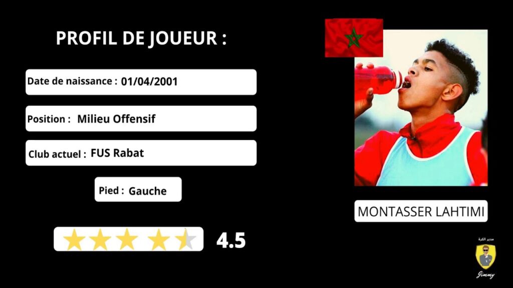 MONTASSAR LAHTIMI  ✭ FUS RABAT✭ THE NEXT LEVEL ✭ Skills & Goals ✭