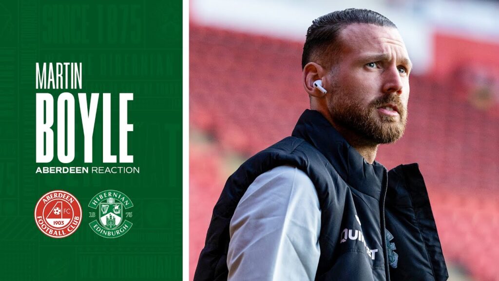 Martin Boyle's Reaction: Aberdeen 1 Hibernian 3 | William Hill Premiership
