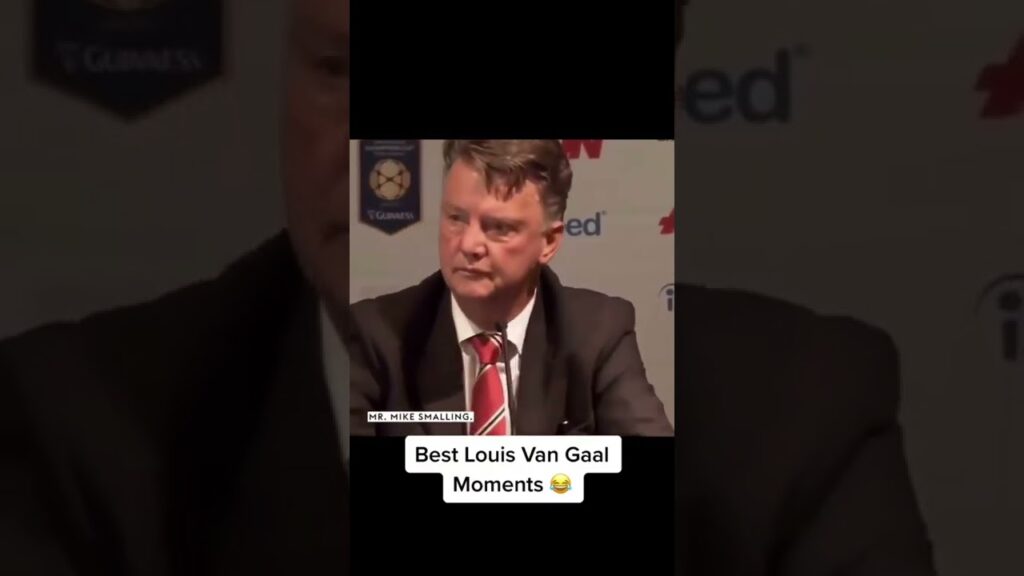 Louis Van Gaal’s best moments 😂