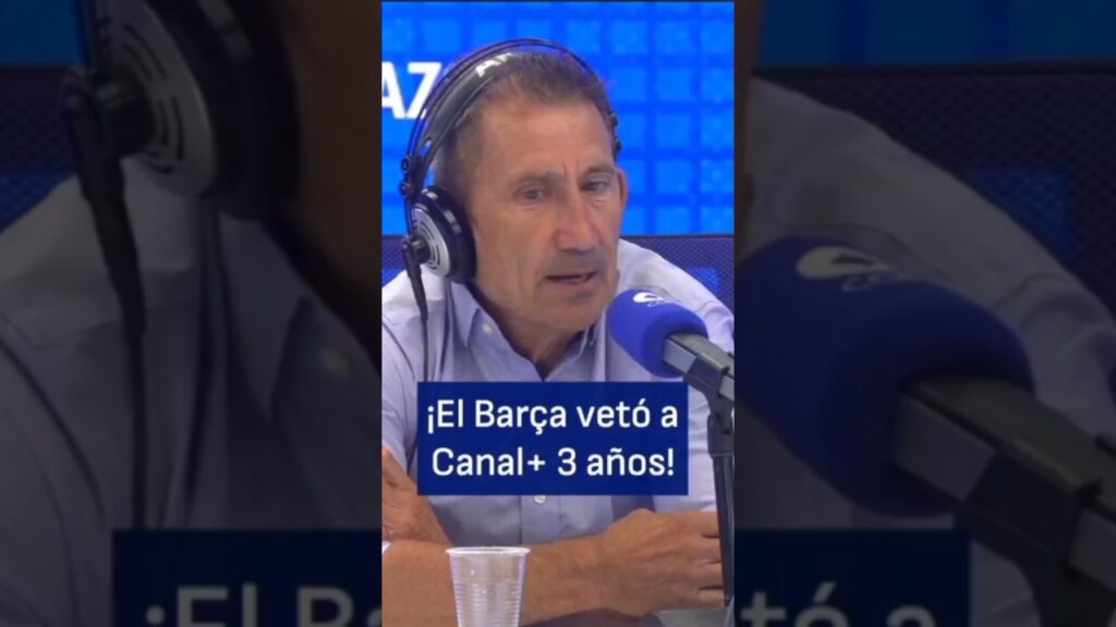 CARLOS MARTÍNEZ LLORA POR EL VETO DEL BARÇA A CANAL+