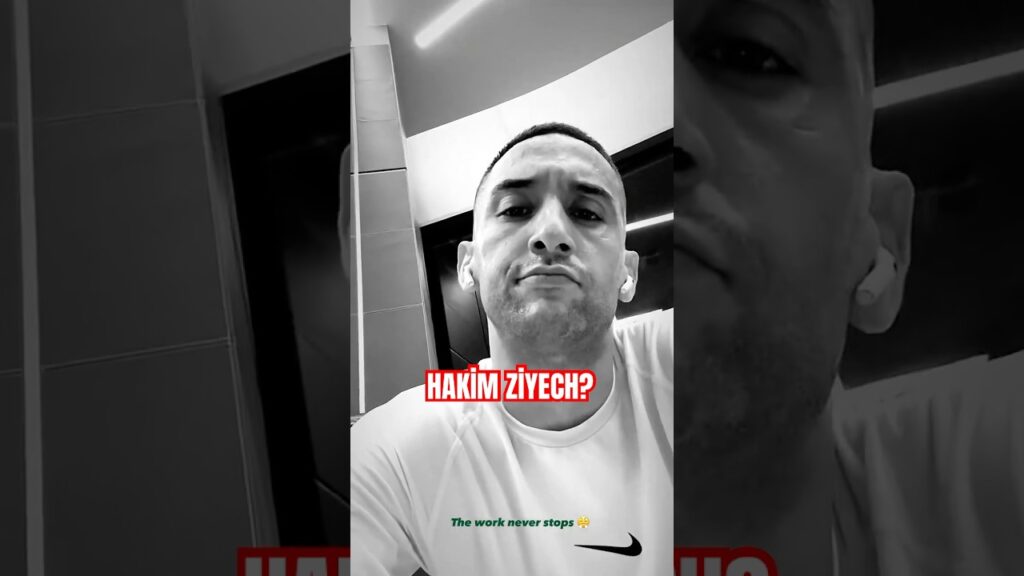 💥KENDİNDE Mİ? Hakim Ziyech’ten Paylaşım! “İş Bitmez!”