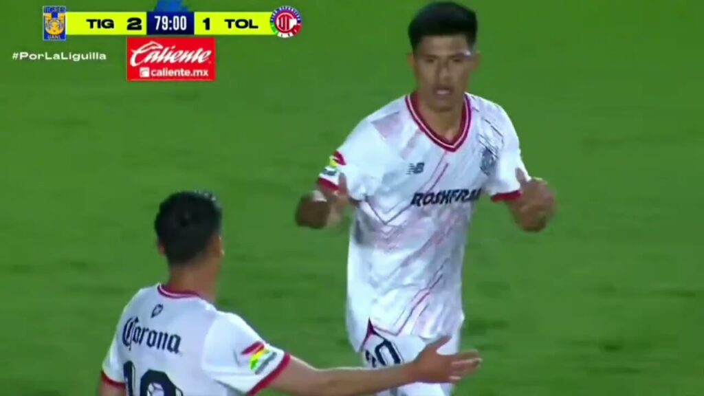 Gol Jesús Gallardo | Tigres 2-1 Toluca | Jornada 16 Liga BBVA MX