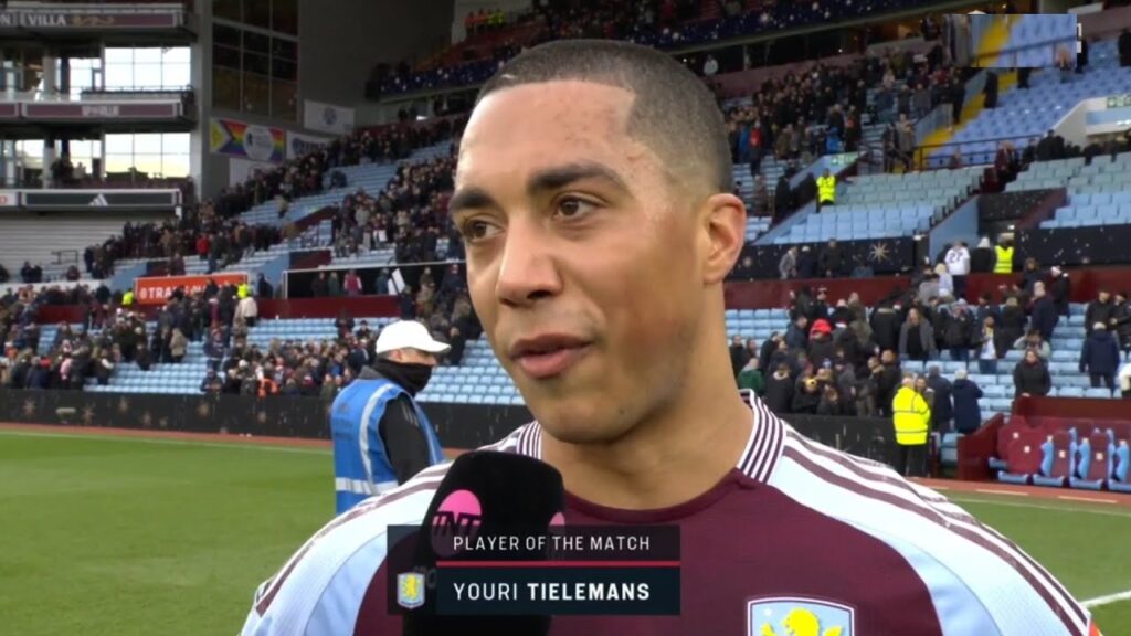Youri Tielemans Post Match Interview Aston Villa 2 vs 1 Manchester City 21/12/2024