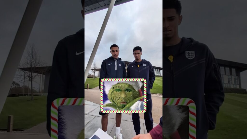 Guess the Three Lions as Christmas characters 🎄