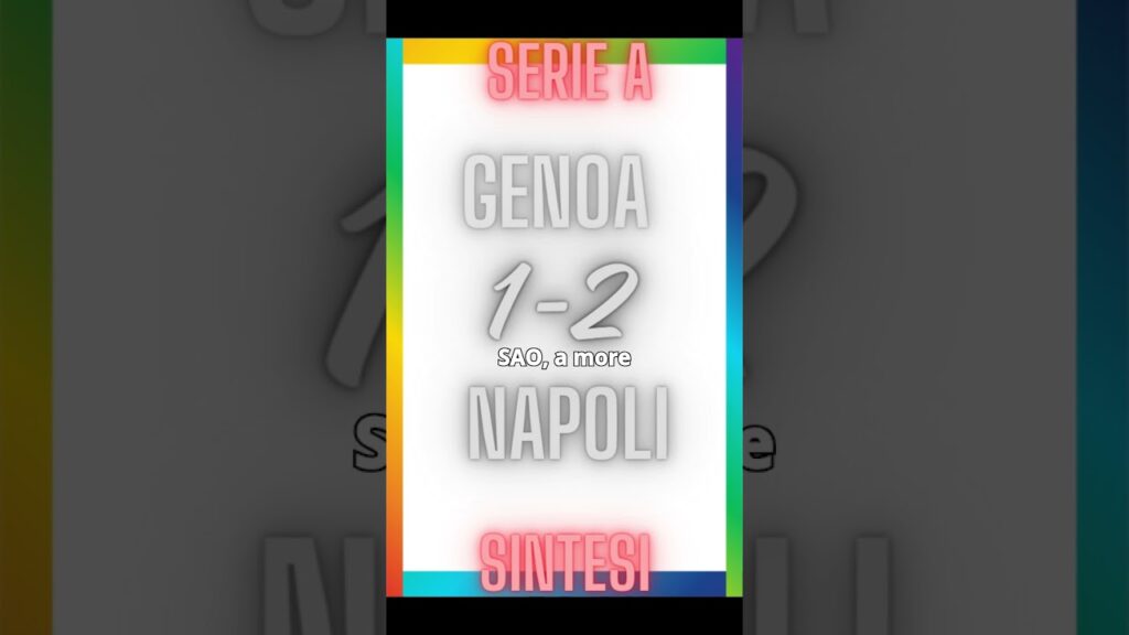 #⚽️Genoa vs #Napoli #SerieA #MatchOfTheDay #December212024 #Victory #Goals #Substitutions #Meret
