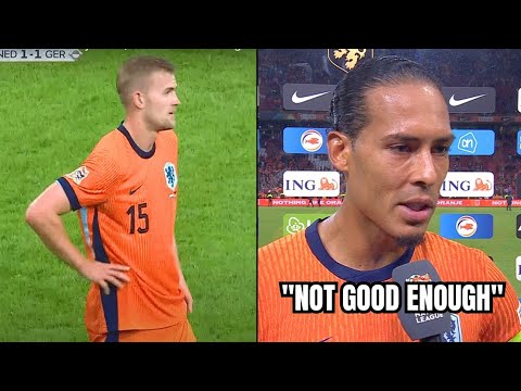 Matthijs De Ligt Shocking Mistakes vs Germany 😳🇳🇱 | Van Dijk & Koeman Reactions | Reijnders Goal