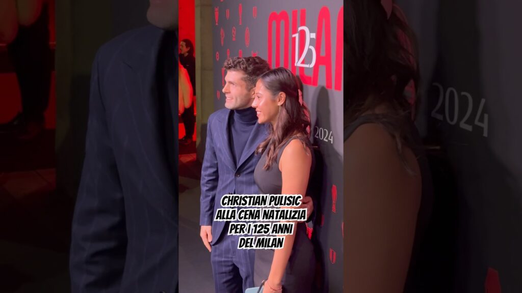 CHRISTIAN PULISIC ARRIVA ALLA CENA PER I 125 ANNI DI MILAN 📸 #pulisic #milan #milanpress