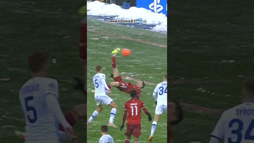 Lewandowski’s bicycle kick 😤