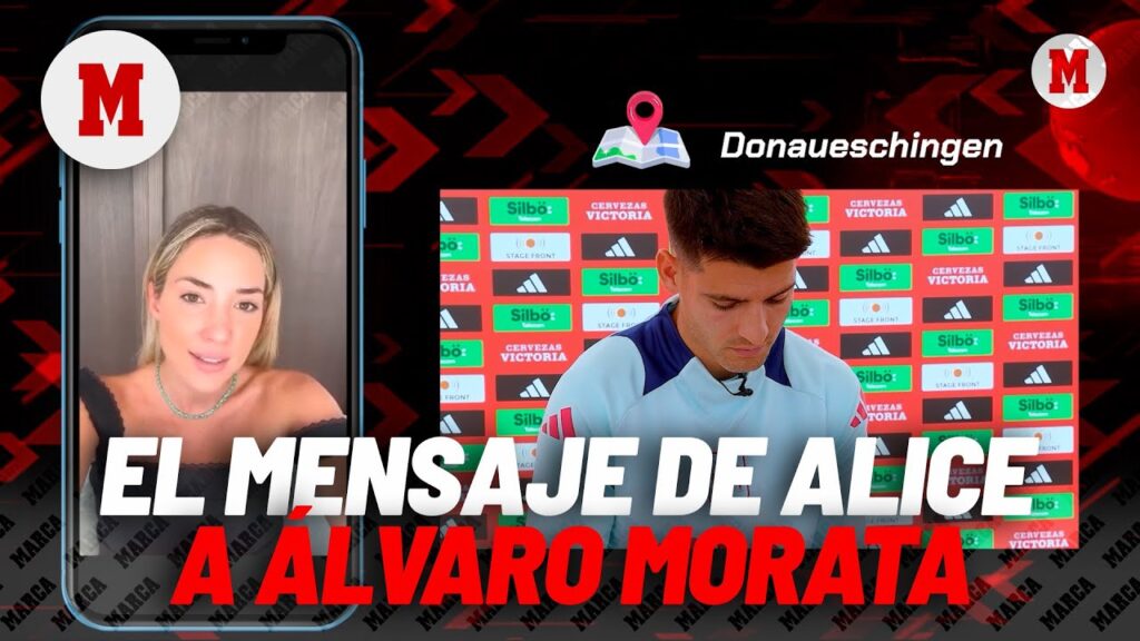 La reacción de Morata al mensaje de su mujer: "Eres el luchador más grande..." I MARCA