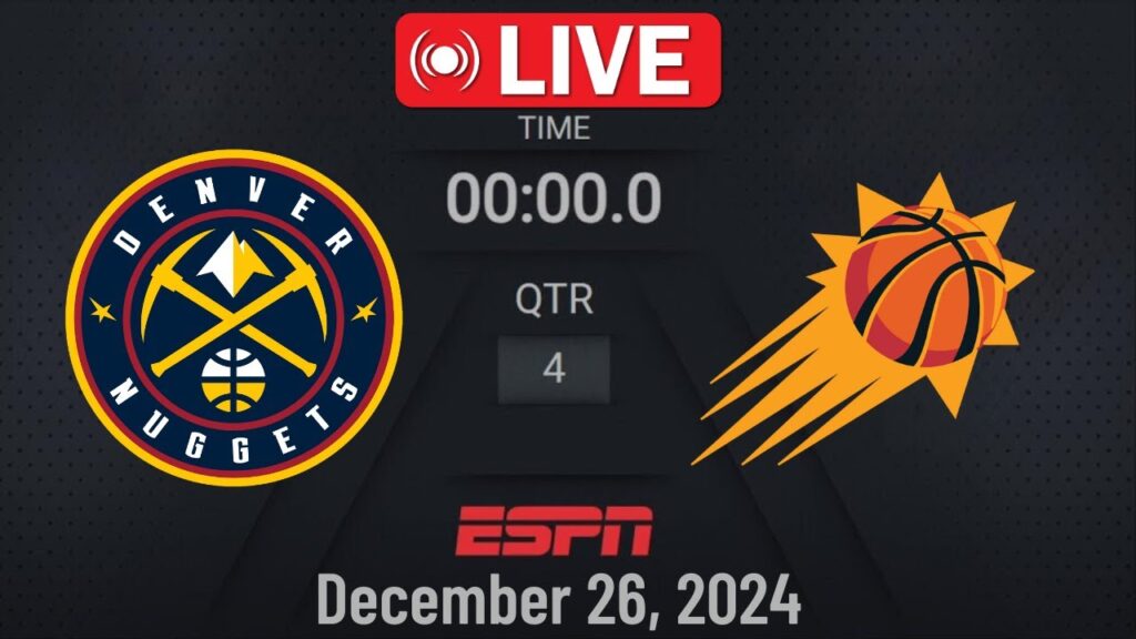 🔴 NBA LIVE NOW | NUGGETS vs SUNS | December 26, 2024 | NBA Christmas Special Regular Season 2K25