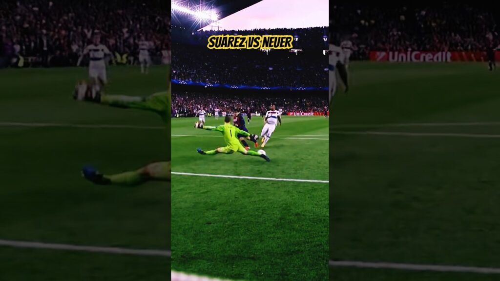 When Suárez met Neuer ⚔️