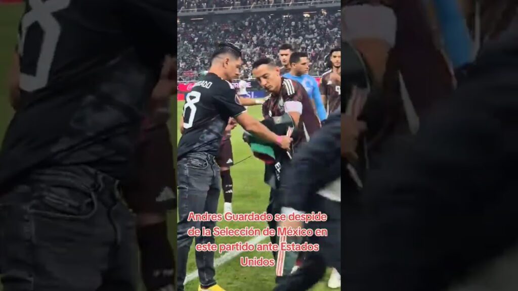 Andres Guardado se despide de la Selección de México en este partido ante Usa