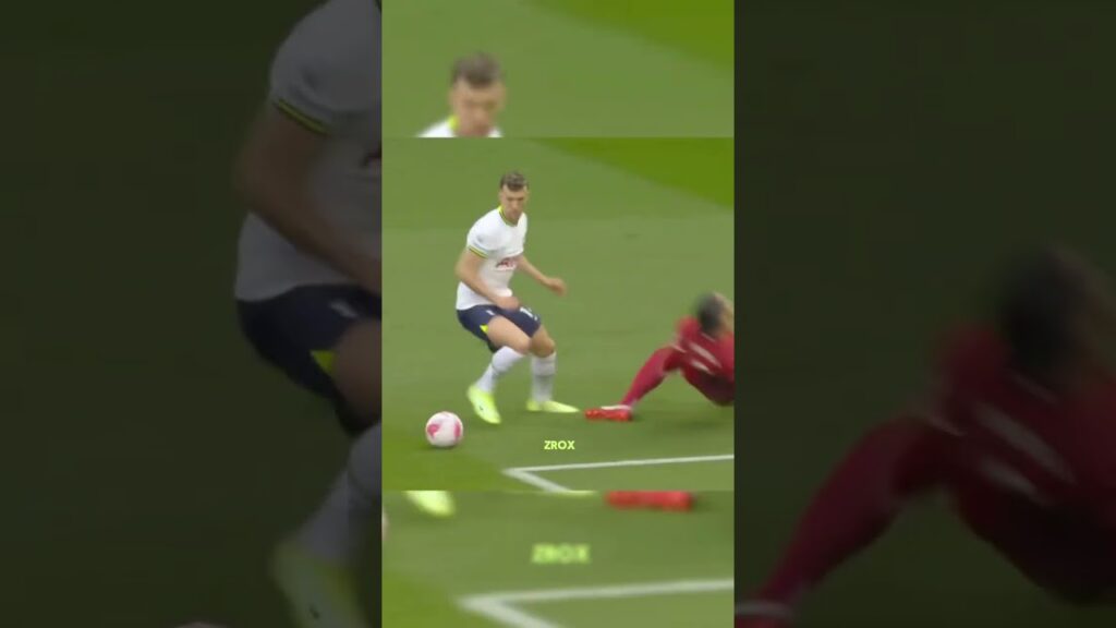 Ivan Perisic dribbles past Van Djik🥶#shorts#viral#trending#football