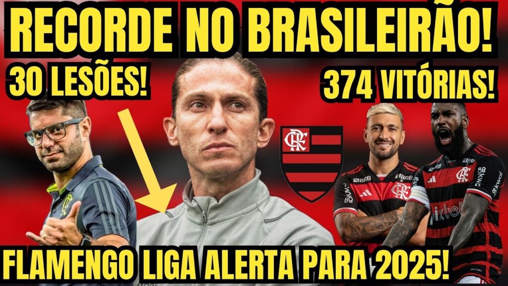 🚨FLAMENGO SOFREU COM 30 LESÕES EM 2024! EM 2025 O MENGÃO PODE ALCANÇAR RECORDE NO BRASILEIRÃO!