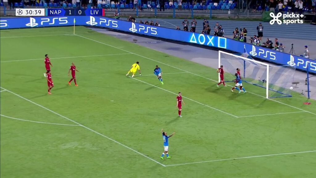 Champions League 07/09/2022 / Goal Anguissa against Liverpool