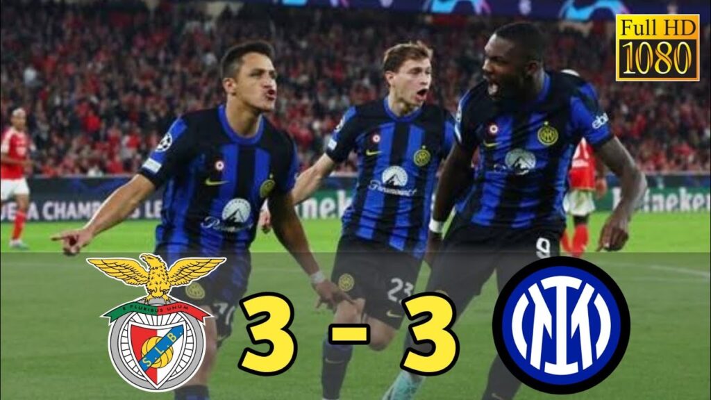 Benfica vs Inter Milan 3-3 I Highlights & Goals I Champions League 2023